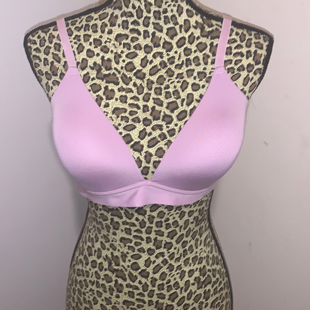 Purple seamless bra